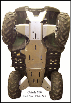 Full Skidplate Set - FLOOR BOARDS Yamaha Grizzly 550/700