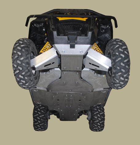 Can Am Commander Skid Plate Kit (Complete WITH lateral skids)