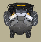 Can Am Commander Skid Plate Kit (Complete WITH lateral skids)