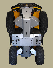 Complete Skid Plate Set 2012+ Can Am Outlander <br>500/650/800/1000 with bash plate (GEN 2 FRAME)