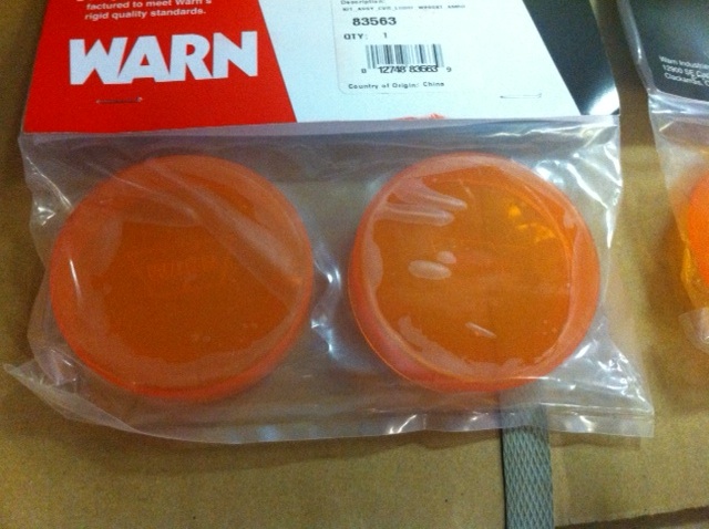 WARN CLEAR LIGHT COVERS FOR 200 SERIES LIGHTS