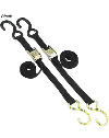 Black Tie Downs (Pair) from Bikemaster