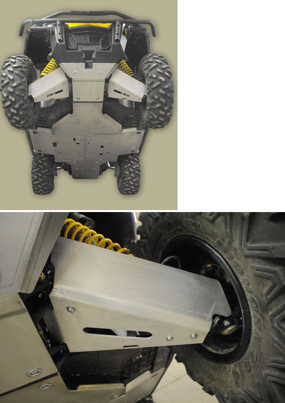 Can Am Commander Skid Plate Kit (Complete except lateral skids)