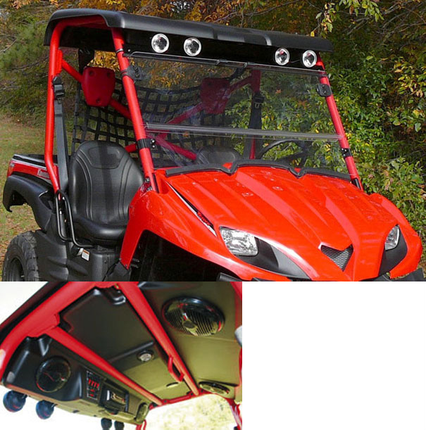 Kawasaki Teryx Roof with Lights and Stereo