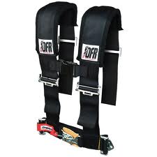 Dragon Fire Black 4 Point Harnesses