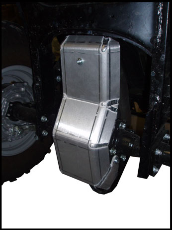 Ricochet Swingarm Skid Plate-08+ King Quad 400