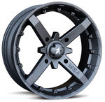 Motosports Alloys M23 Battle Flat Black (FREE SHIPPING)