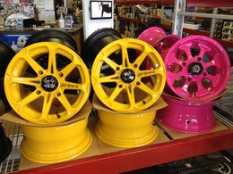 Custom Colored Wheels Done