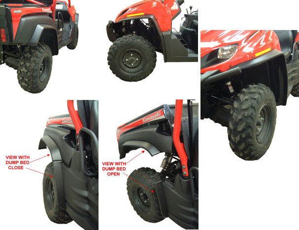 Fender Mudguard Extension Kit-Teryx