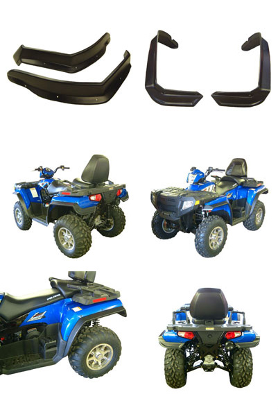 Polaris Sportsman Fender Mud Guard Extension Kit-<br>Touring Models