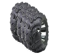 Maxxis Zilla Tire 25 Kit - 12 inch Wheels-FREE SHIPPING